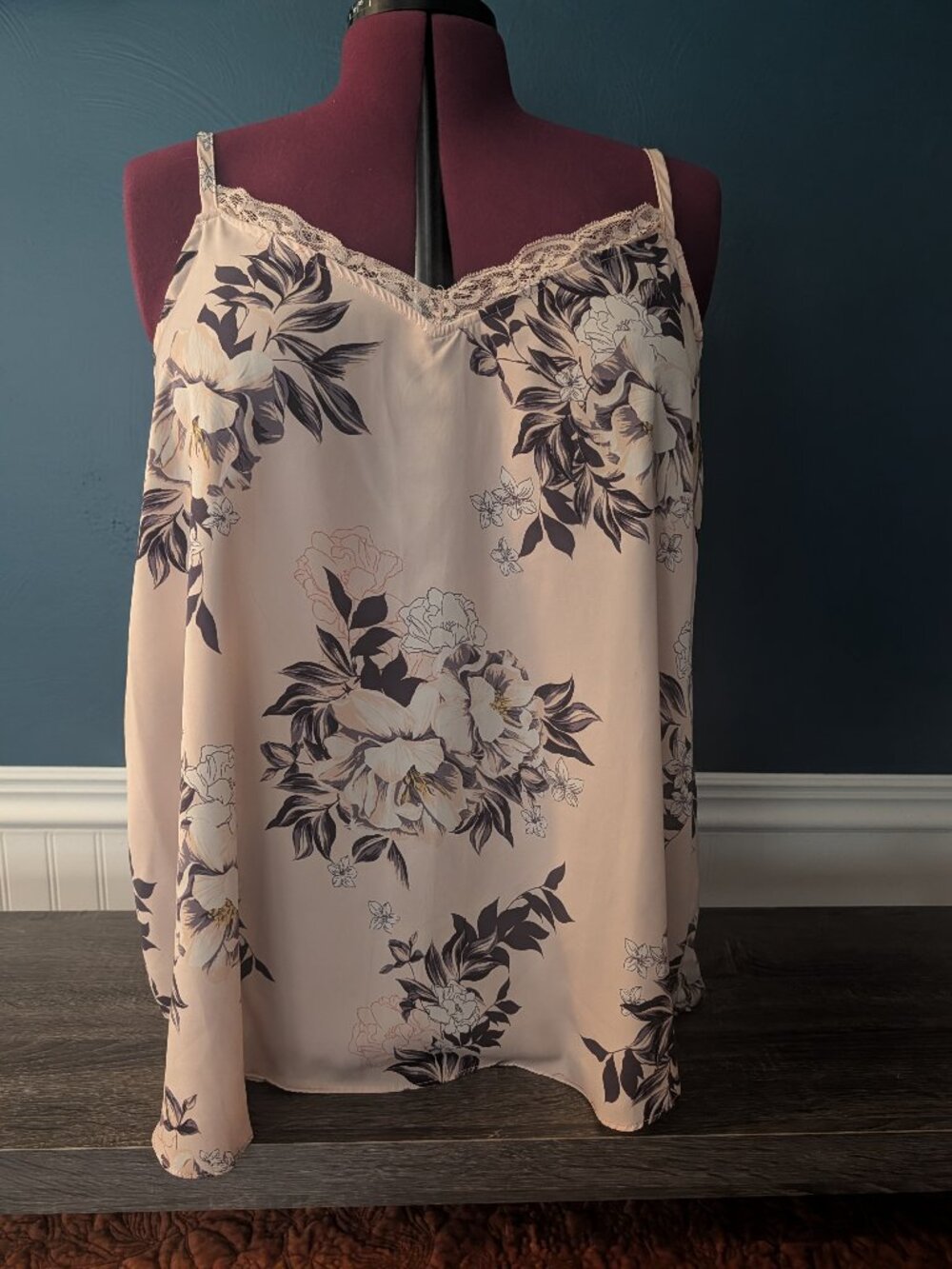 Torrid light pink cami size 2